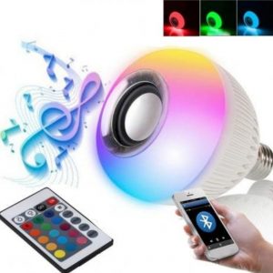 Lâmpada Party Ball LED/12W RGB Bluetooth WY-L2 Music Bulb