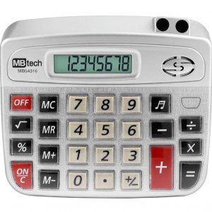 Calculadora Eletrônica A Pilha 8 Dígitos MB54316 Mbtech
