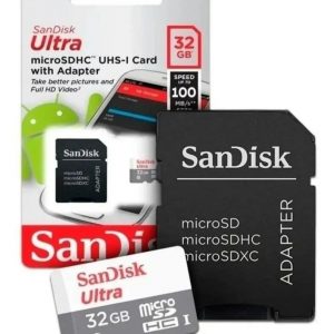 Cartão de Memória 32GB Classe 10 Ultra 100MB/S Sandisk