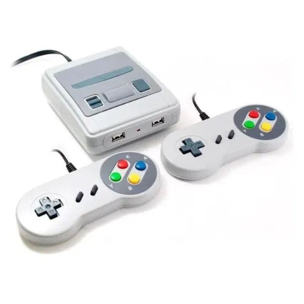 Mini Video Game Retro Emulador Super Mini Sfc Com 620 Jogos Classicos 8 bit  02 Controles Nintendo