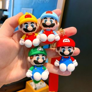 Chaveiro de Borracha Super Mario Story