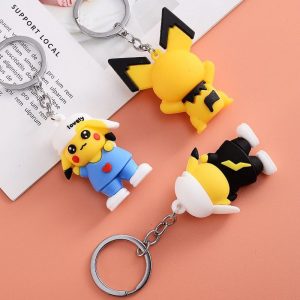 Chaveiro de Borracha Pikachu Simples