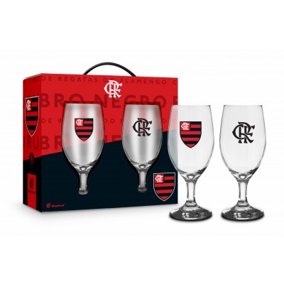 Taça Windsor C/ 2UN Clubes Flamengo 330ML 2702 Brasfoot