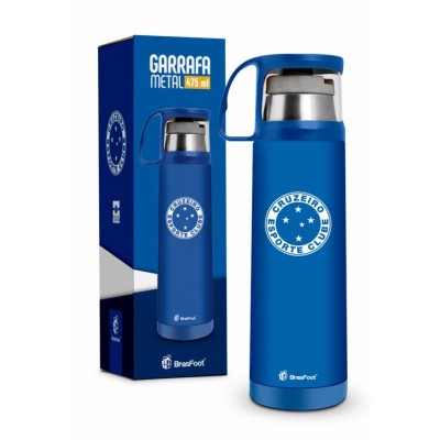 Garrafa Térmica C/ Caneca G Cruzeiro 475ML 5838 Brasfoot